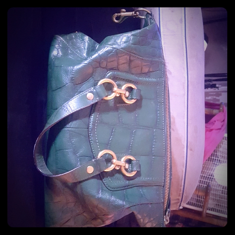 Coach alligator handbag
